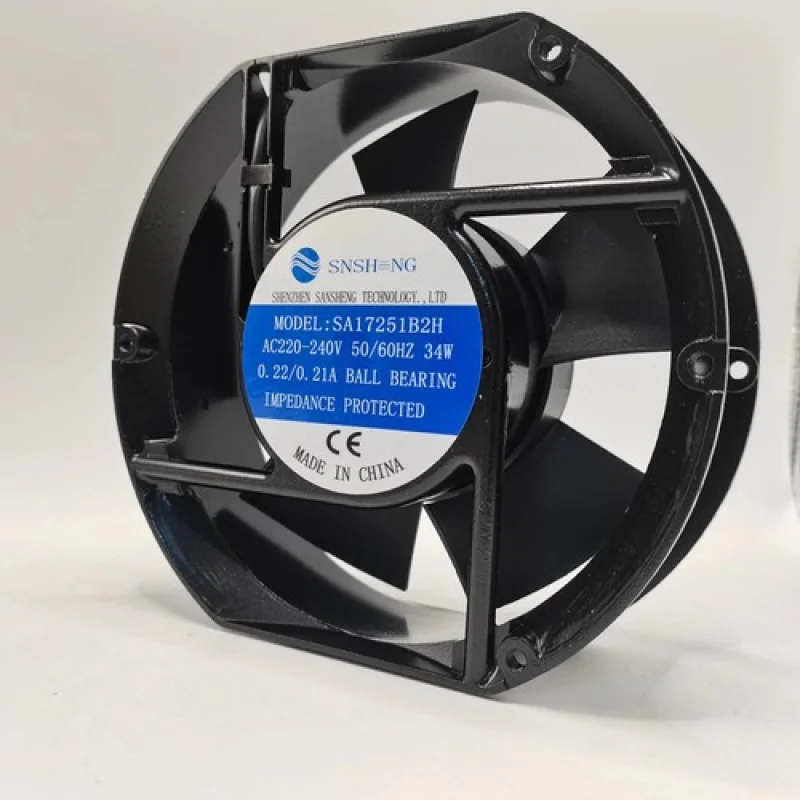Фото C для SNSHENG SA17251B2H AC220V-240V 34W 0.22A/0.21A Охлаждающий вентилятор №2