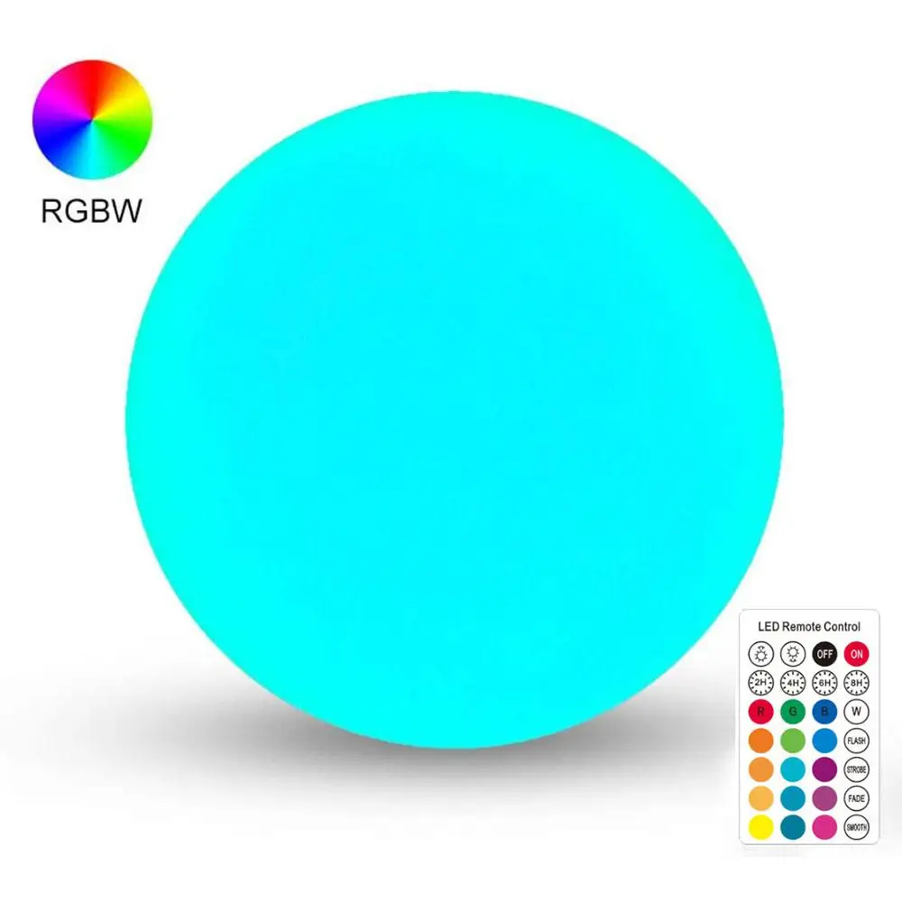 

Новинка, светящийся надувной шар, разноцветный водонепроницаемый плавающий бассейн для сада