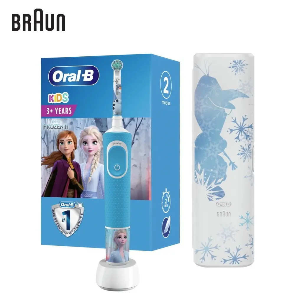 Зубная щетка детская Braun Oral-B Vitality Kids D100.413.2KX Frozen (EB10S) + чехол |