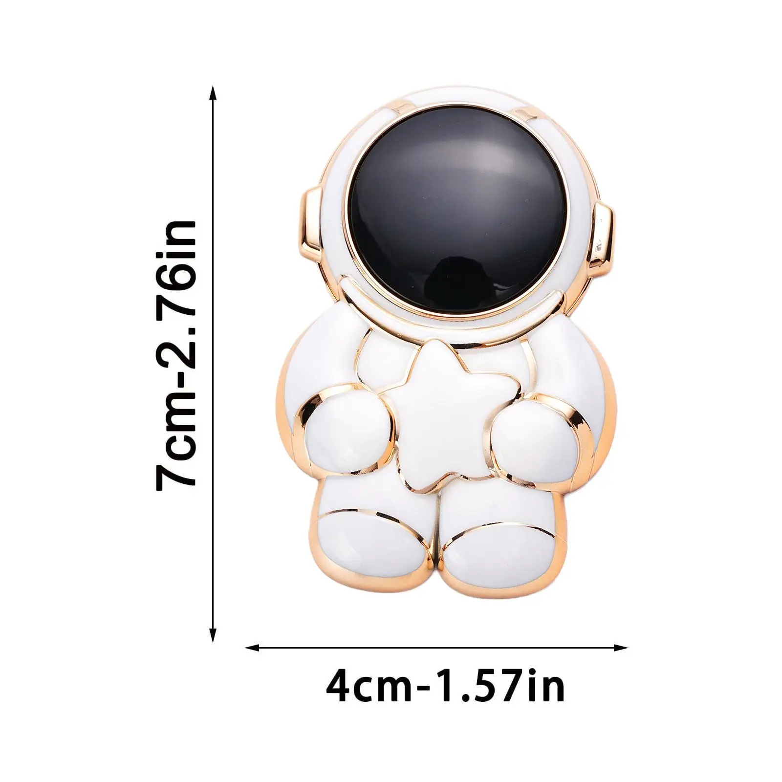 6D Plating Astronaut Hidden Stand For IPhone Universal 6D Astronaut Phone Stand Foldable Phone Mount Finger Phone Holder VIP