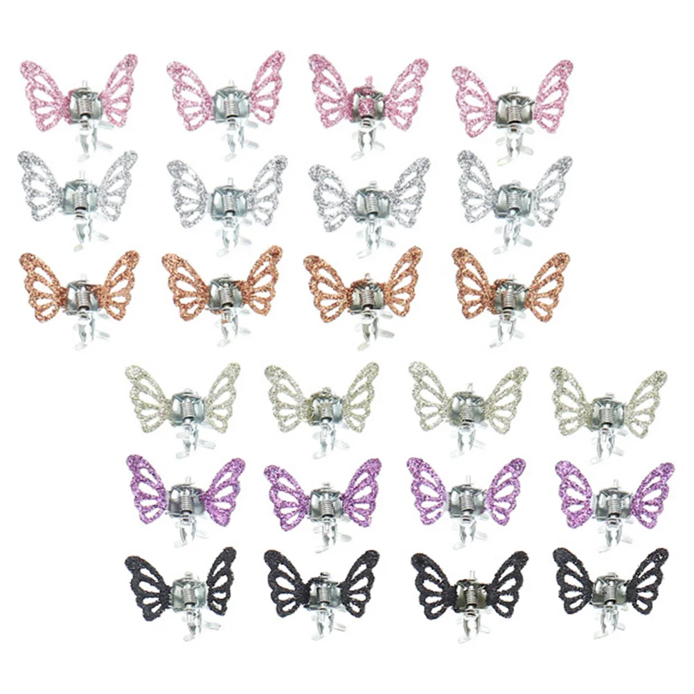 

Children's Hairpin Decorative Butterflies Clips Glittering Claws Shaped Adorns Kids Clamps