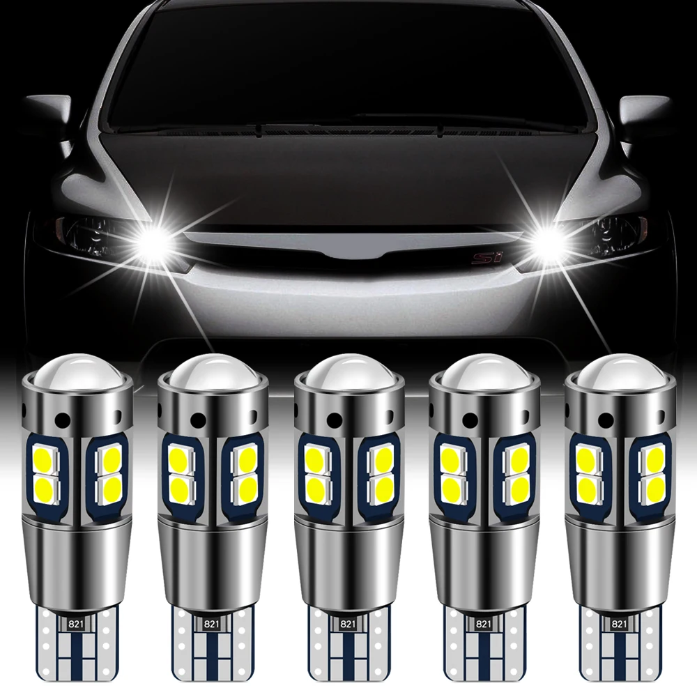 

2PCS T10 W5W LED Bulbs Car Interior Light Parking Lamp for ford focus kuga fusion fiesta mondeo ranger mk2 mk3 mk4 mk7 Mustang