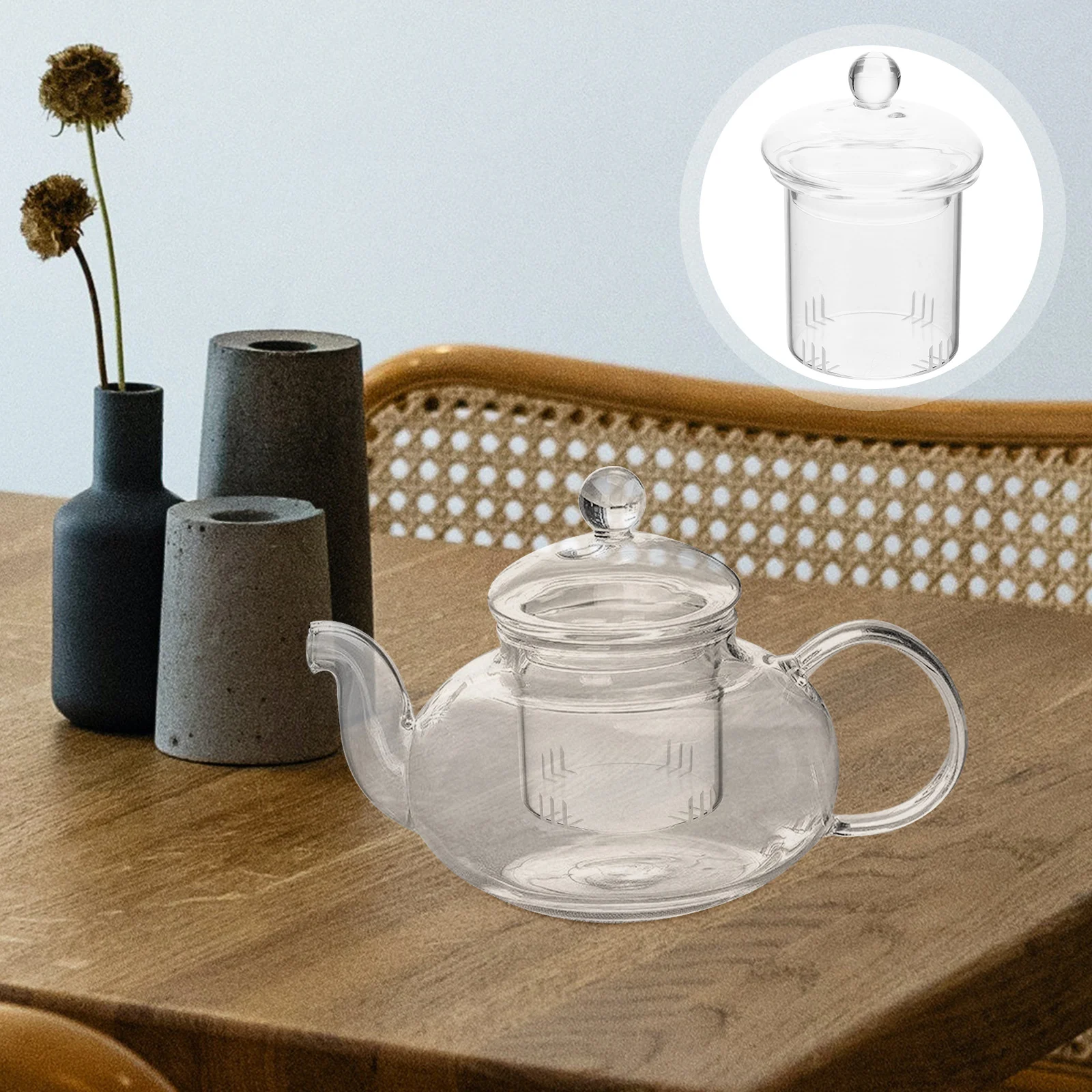 

Tea Strainer Infuser Loose Steeper Teapot Filter Strainers Colanders Leaf Pot Replacement Clear Lid Filters Lids Coffee Holder