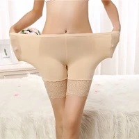 sexy lace safety shorts women high waist seamless cotton boyshorts panties female spandex slimming shorts boxers for ladies