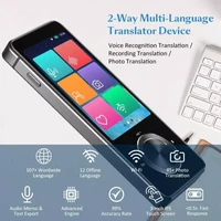 hot 107 languages smart translator two way real time wifioffline recordingphoto translation portable recording translator