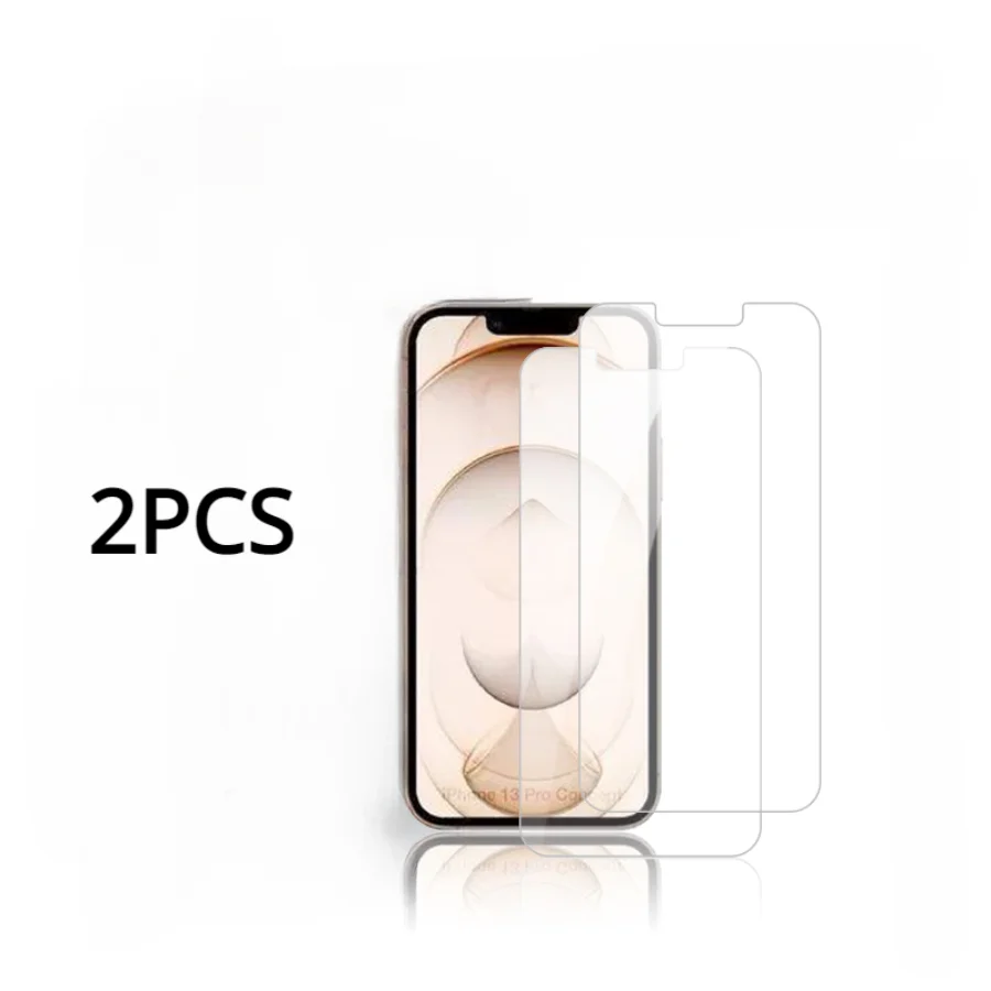 

2 шт. 9H закаленное стекло для IPhone 11 12 13 14 Pro Max Защита экрана для IPhone 7 8Plus X XR XS Max SE2 SE3