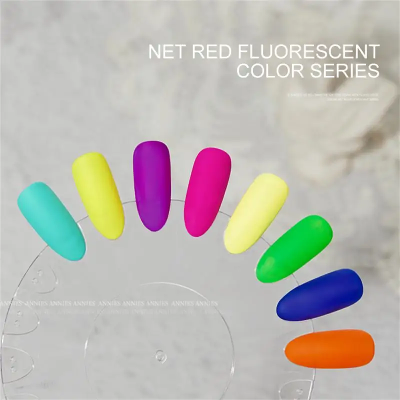 

Fluorescent Nail Polish Easy To Stretch 15ml Nail Art Candy Nail Polish Easy To Apply 8 Colors Diy Nails Uv Led Gel Enni Poetry