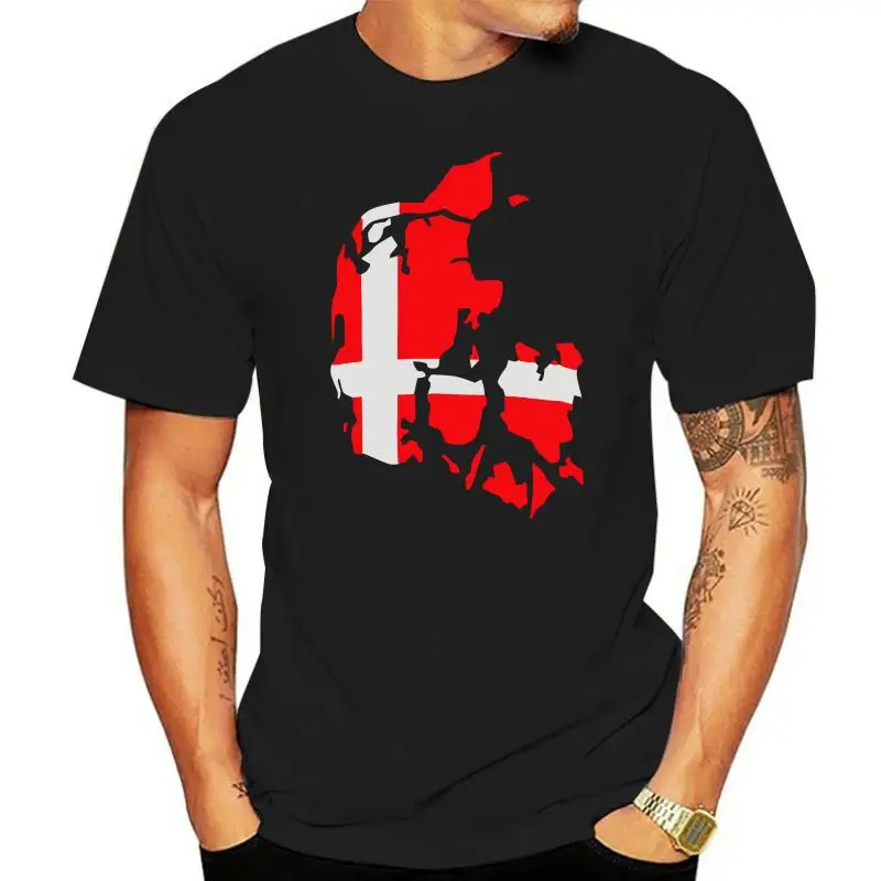 Дания Карта Флаг Футболка карта флаг Страна Европа данмарк |