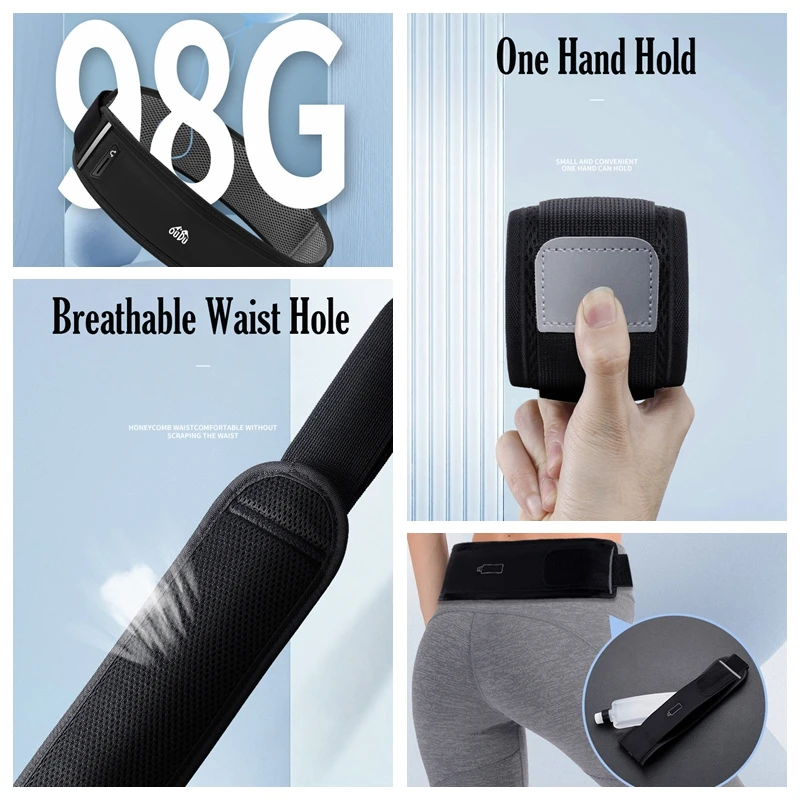 Невидимый эластичный пояс QUESHARK спортивная сумка для марафона бега тренажерного