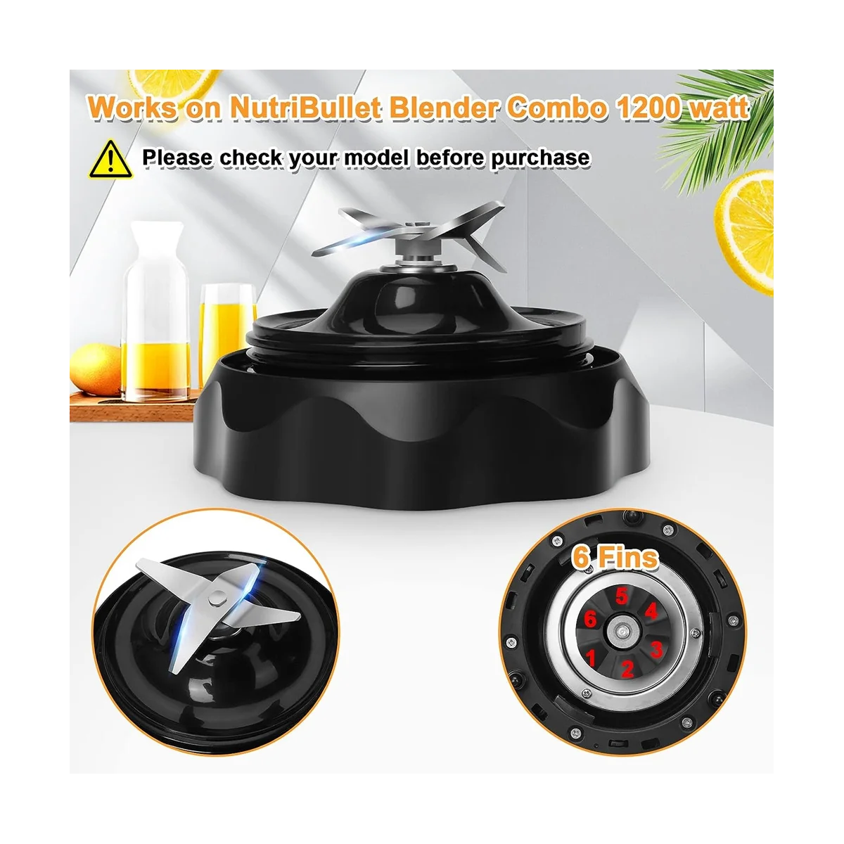 Лезвие блендера 24 унции Cup Pro 1000 для Nutri-Bullet Combo и Select 1200 Вт основание двигателя