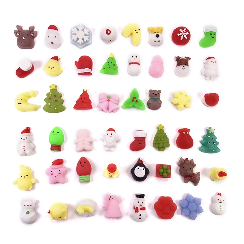 

Soft Vent Toy Christmas TPR Pinch Toy Squeezable Toddle Fine Motor Toys