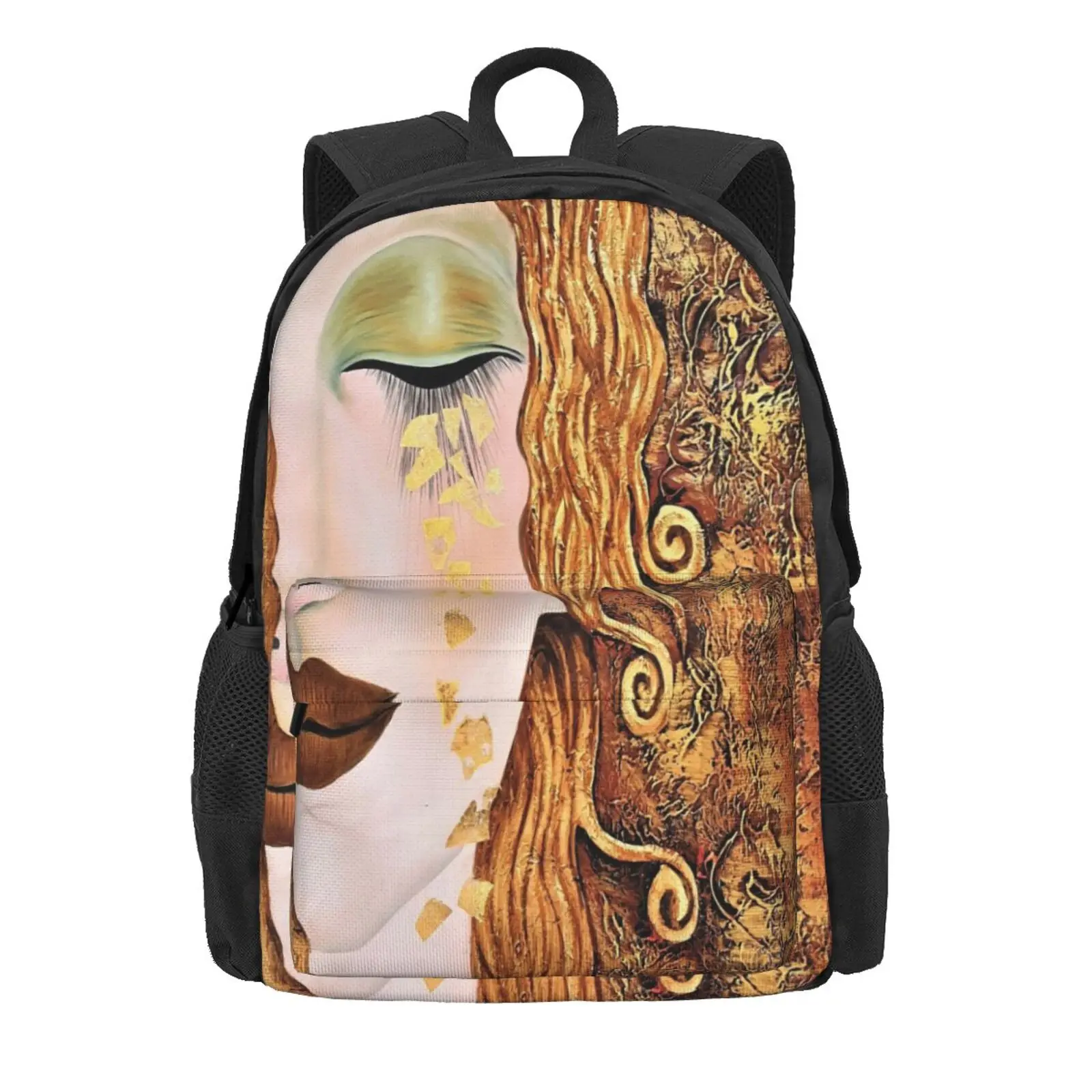 

Oil Painting Tears 6 school bags Women'S Briefcase Bag For Men Travel Briefcase Plaid Ita Bag Bag