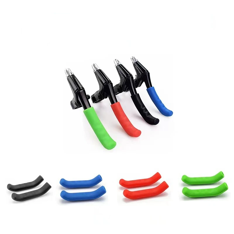 

2PCS Bicycle Bike Brake Handle Cover Silicone Sleeve Bike Brake Lever Protector Covers Mountain Bike Brakes Accessories