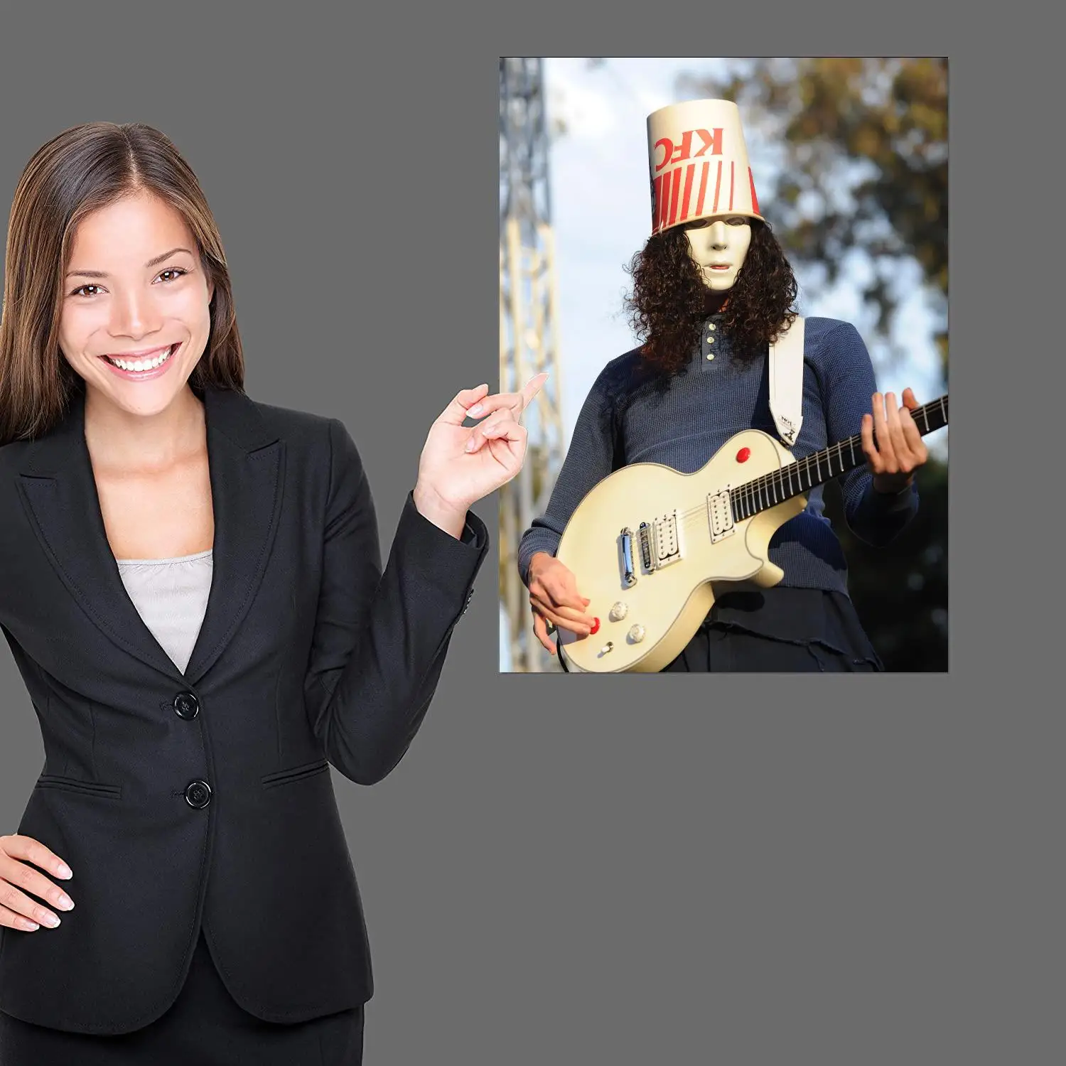 Украшение для гитариста buckethead художественный плакат настенный