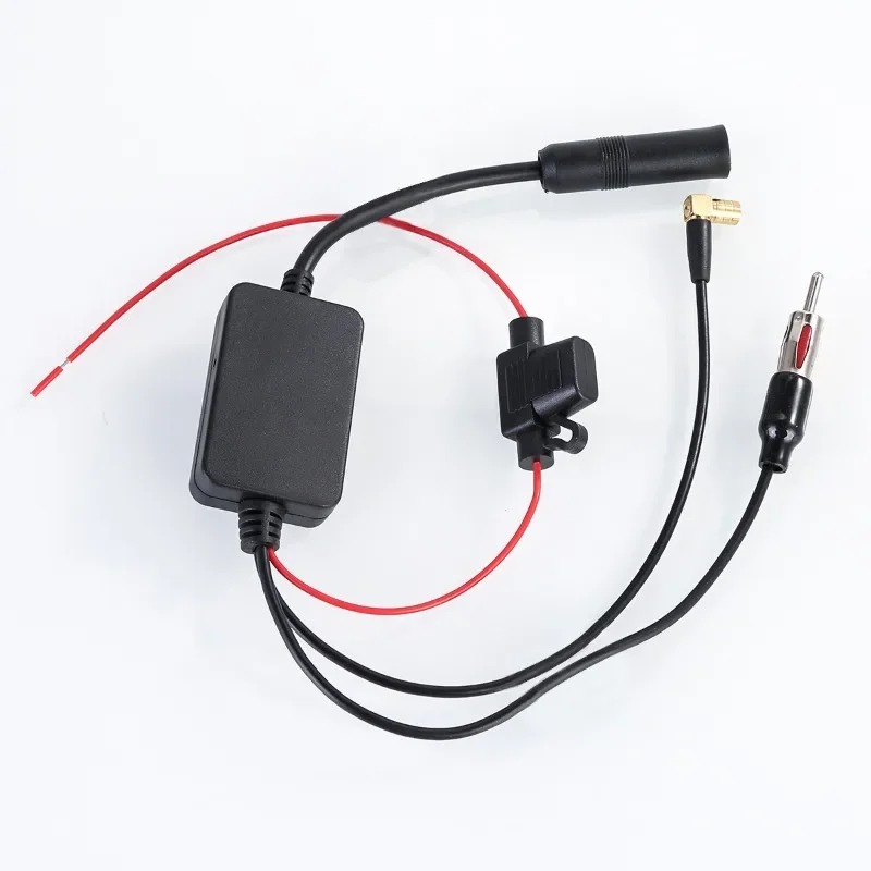 Автомобильная радиоантенна 3 в 1 12 В SMA DAB FM AM Усилитель сигнала с защитой от помех