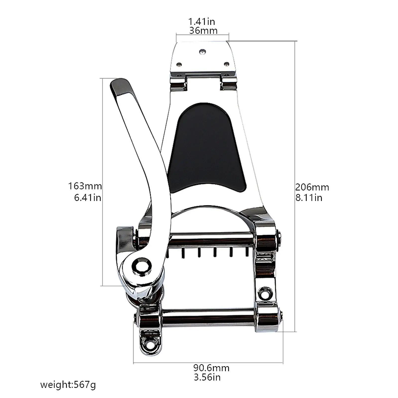 Мост тремоло для электрогитары хвостовик вибрато-бриджа металл система