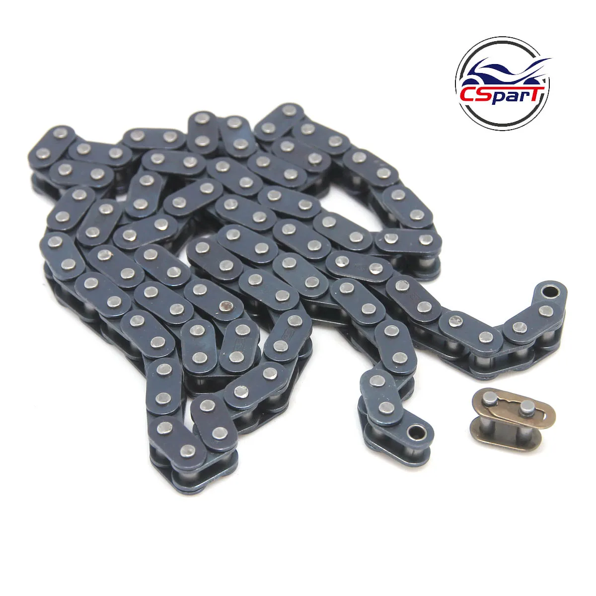 

116 460mm T8F Chain Links with Spare Master Link For 47cc 49cc 2 Stroke Dirt Pocket Mini Moto Cross Bike ATV Quad Go Kart
