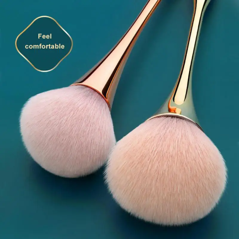 

Long Rod Large Powder Brush create different face shapes and various beauty makeup styles looks,protable for home office travel