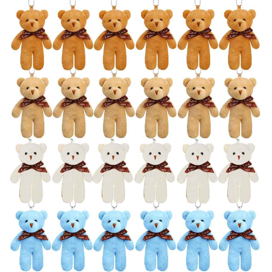 

Мини плюшевый мишка брелок оптом