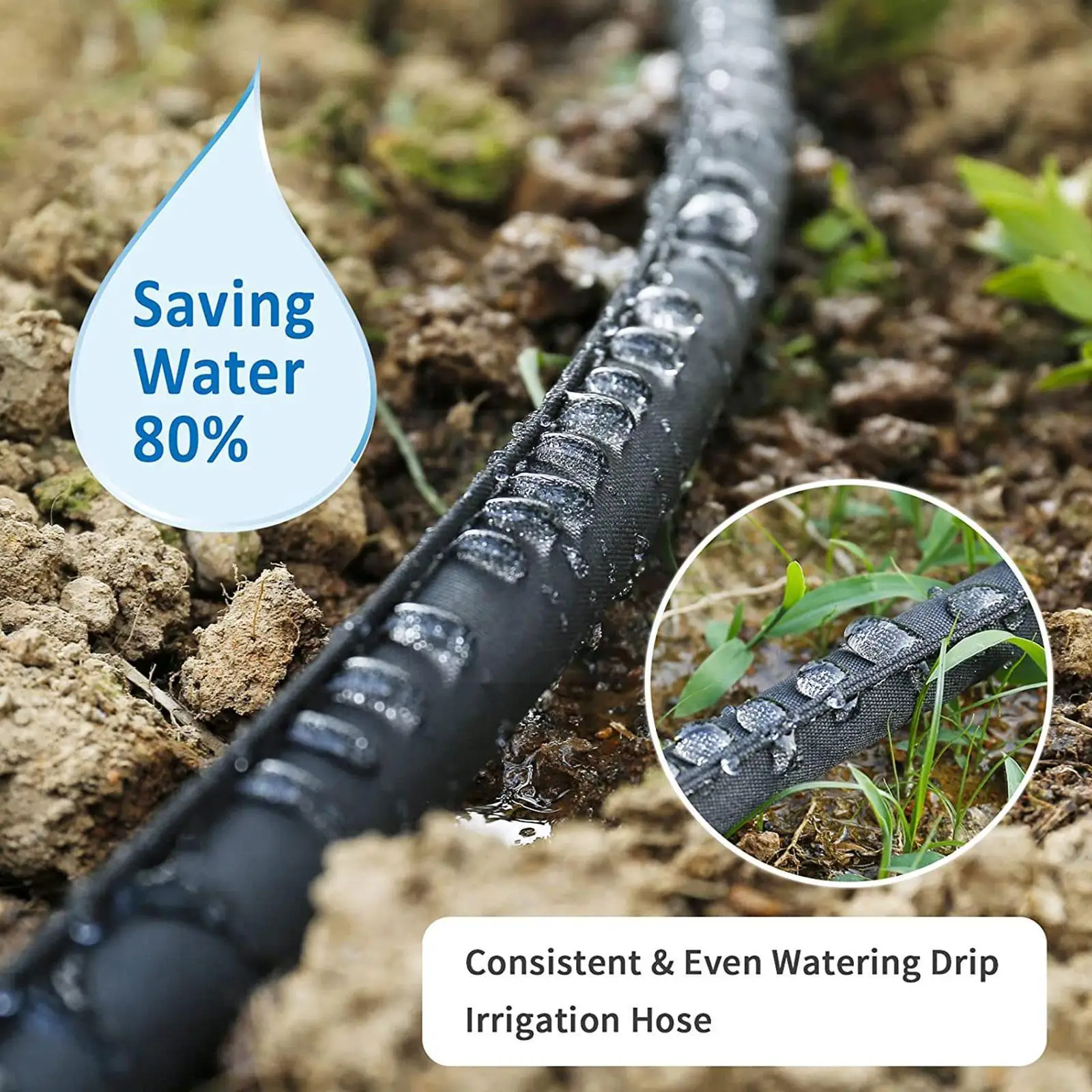 

Пористый шланг для полива сада, 7,5 м, 15 м, 2 шт.