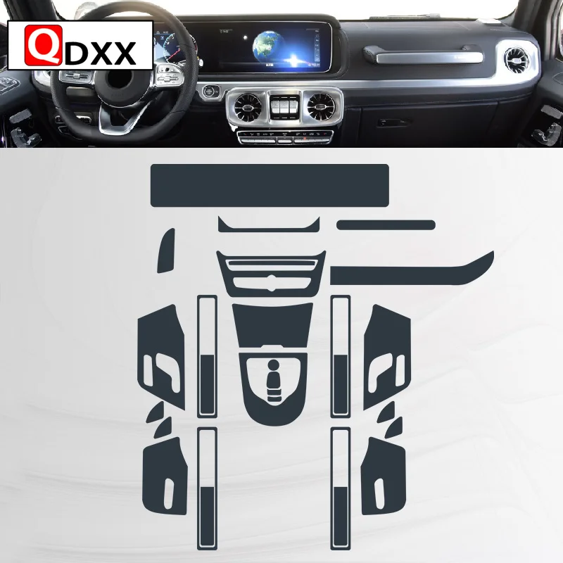 Для Mercedes Benz G-Class W463 G350 G500 G63 2019-2022 Автомобильная интерьерная центральная консоль