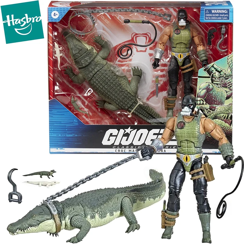 

В наличии Hasbro Snake Eyes G.I. Экшн-фигурка Джо классифицированная серия Croc Master and Fiona Коллекционная модель хобби игрушки для фанатов