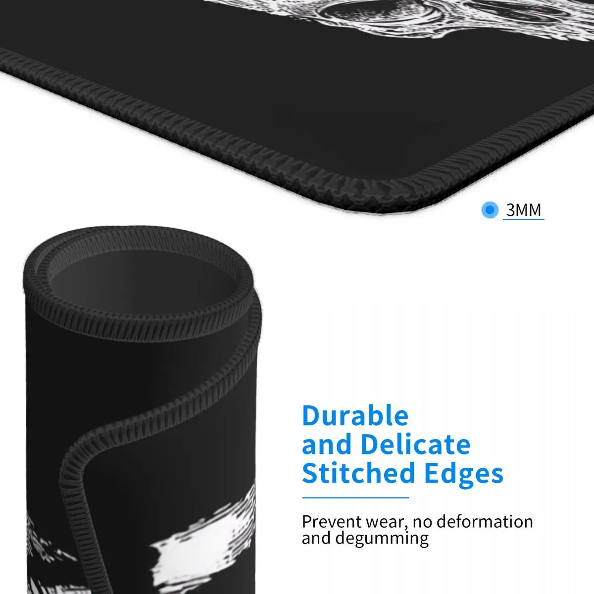 Коврик для мыши из тяжелого металла 1960s Рок-ролл Музыка ноутбука коврик с