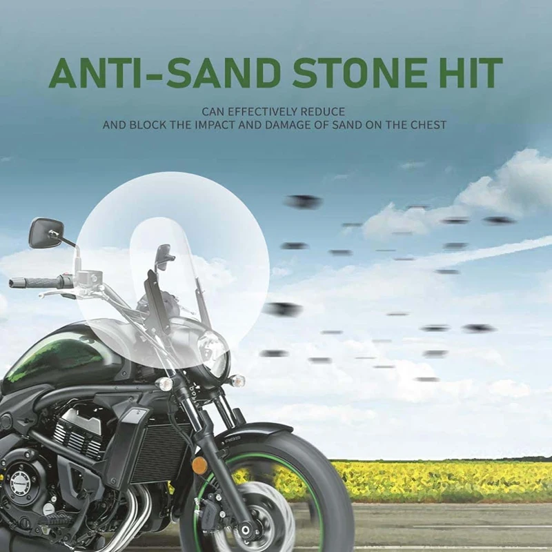 Ветрозащитный экран для мотоцикла Kawasaki Vulcan S650 VN650 EN650 2015-2021 с кронштейном