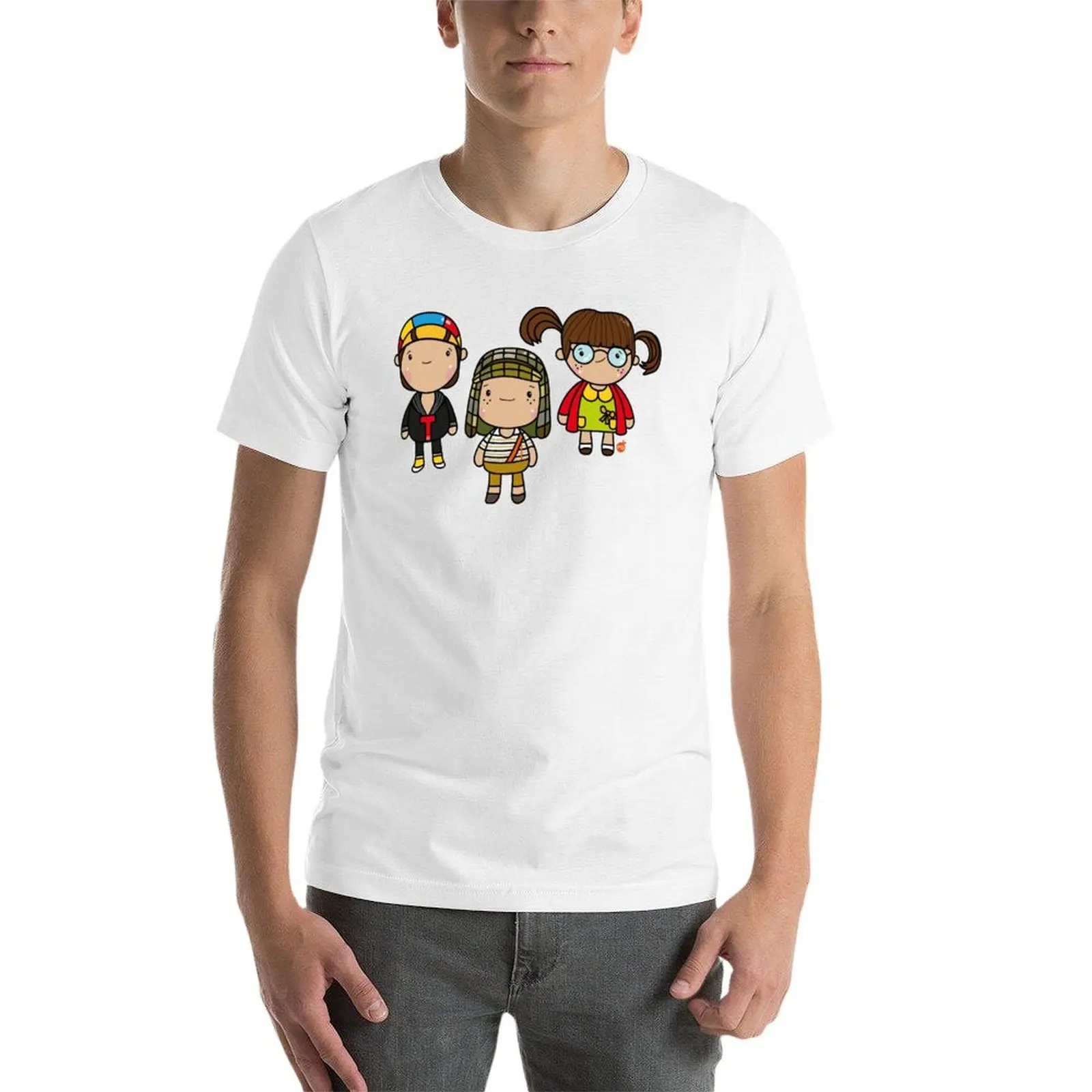Фото Футболка Chavo Kiko ChilindrinaMS, хлопковые футболки для мужчин, 100% хлопковая мужская футболка, роскошная футболка для мужчин, 100% хлопок, футболка люксового бренда №3