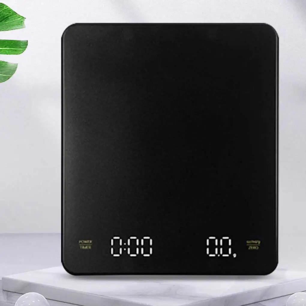 

Электронные капельные весы для кофе с автоматическим таймером, заряжаемые Кухонные гаджеты, устройство взвешивания, умные Компактные Весы для выпечки и капания