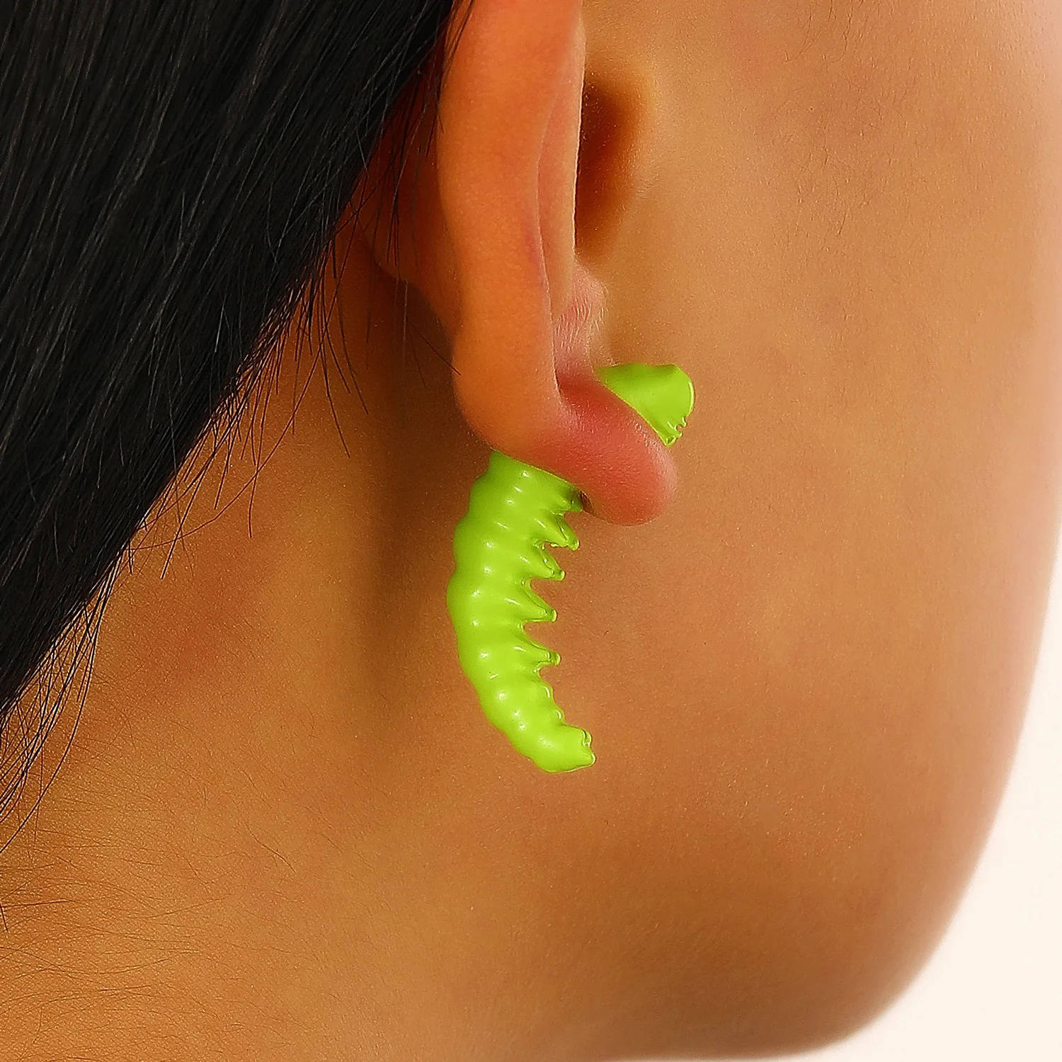 Уникальные зеленые серьги в виде плотника для женщин и мужчин ювелирные изделия