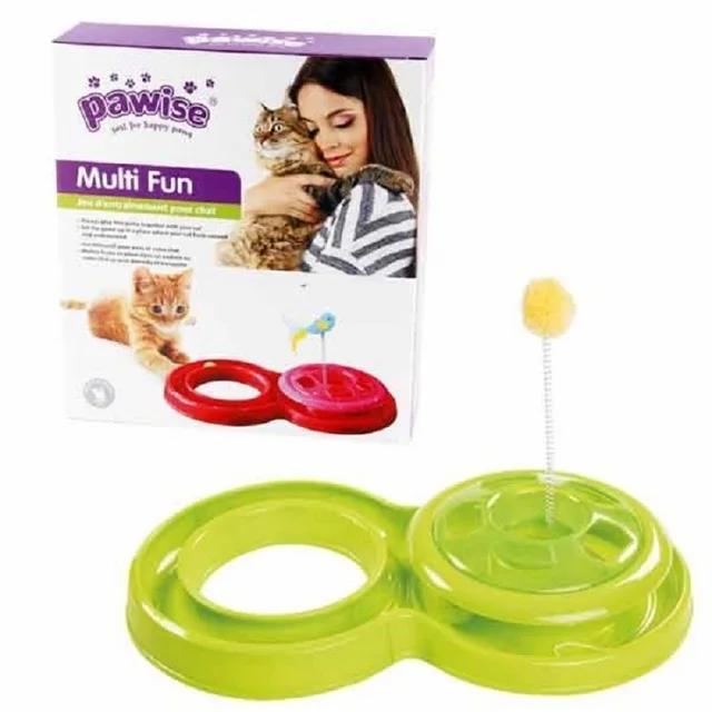 

Pawise Plastic Racecourse Toy Great Fun Cat Toy 397176359