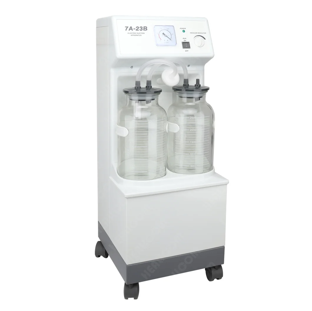 

7A-23B Medical Mobile Aspirator Apparatus Vacuum Electric Suction Machine