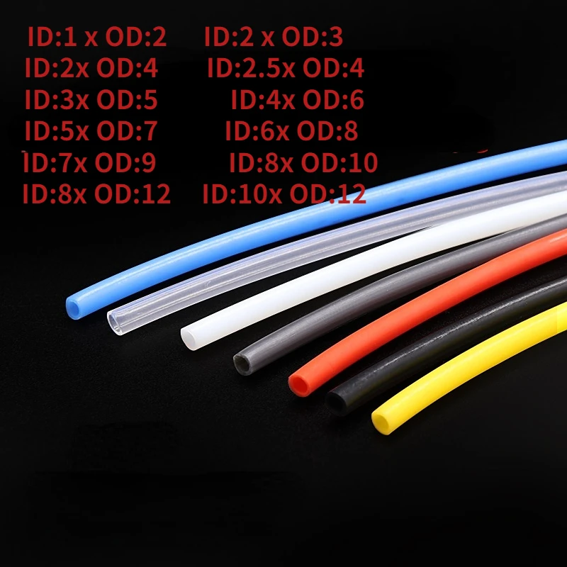 

PTFE Tube F4Tube Heat Protector Transmit Hose Rigid Temperature Corrosion Resistance Pipe 3d Printer Parts 1M