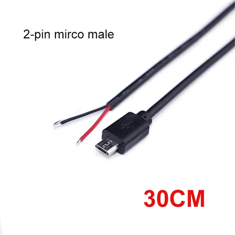 

0,3 м 1 м Micro USB 2.0 тип A Мужской Женский Разъем DIY Удлинительный ремонтный кабель 2/4-контактный сердечник Провод Зарядное устройство Разъем шнура питания