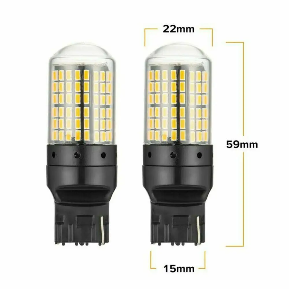 

Tail Light Turn Signal Light T20 Bulb Vehicle 144SMD 3014 7440 Accessories Map Lamp Parking Light Parts 12V DC