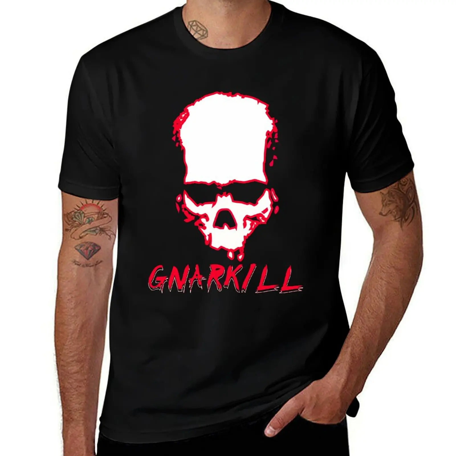 Фото Футболка Gnarkill - Bam Magera, Cky2k, Jackass, футболка с коротким рукавом ко Дню независимости №1