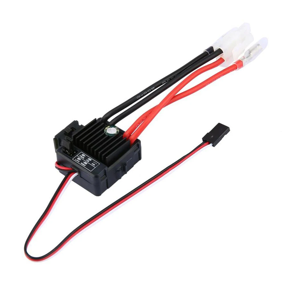 

NEW 1060 Brushed ESC 60A 2-3S LiPo Waterproof Electric Speed Controller for RC 1/10th Touring Cars Buggies Trucks Rock Crawlers