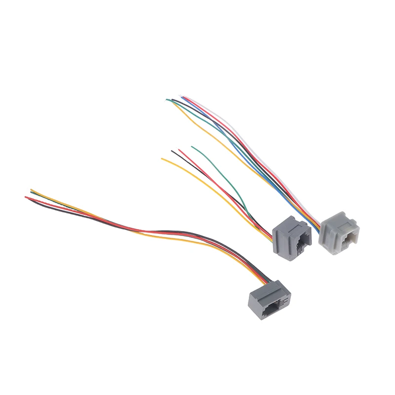 5 шт. 616E 623k 616M 641D RJ11 \ RJ12 RJ45 гнездо для интернет-телефона с кабелем 15 см