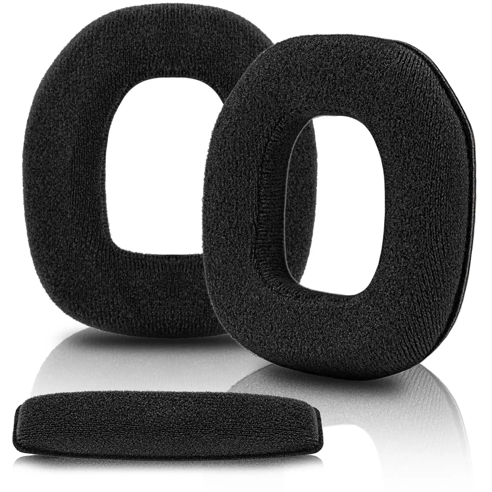 Фото Сменные амбушюры для наушников Logitech Astro A50 A10 A20 A40, кожаные бархатные рукава, наушники, подушечки для головы №1