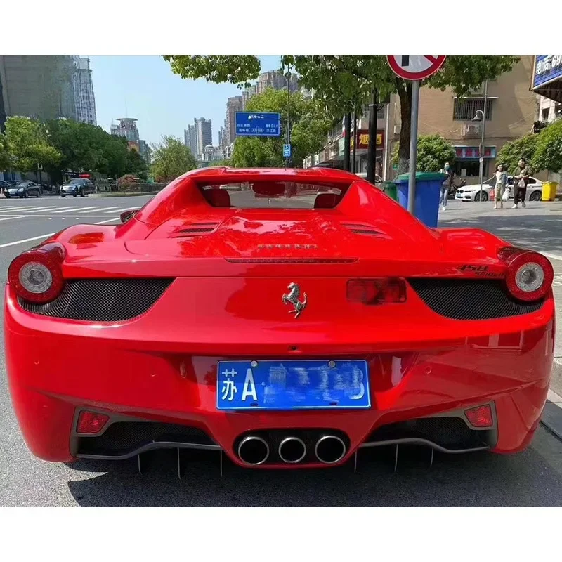 Новый! Для Ferrari 458 2011-2014 задний спойлер из углеродного волокна бампер