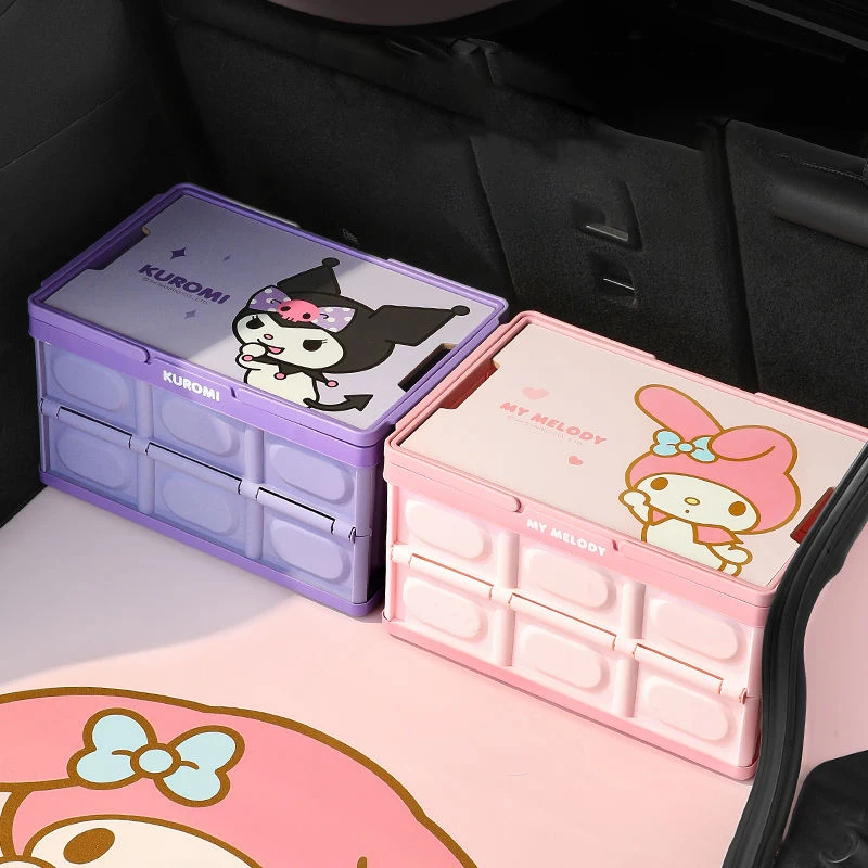 Автомобиль Sanrio новый багажник в стиле аниме ящик для хранения на открытом
