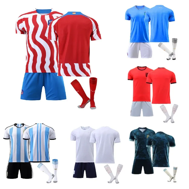 

Комплект одежды унисекс для тренировок по футболу, унисекс, для мужчин и женщин, Чемпионат мира по футболу 2022