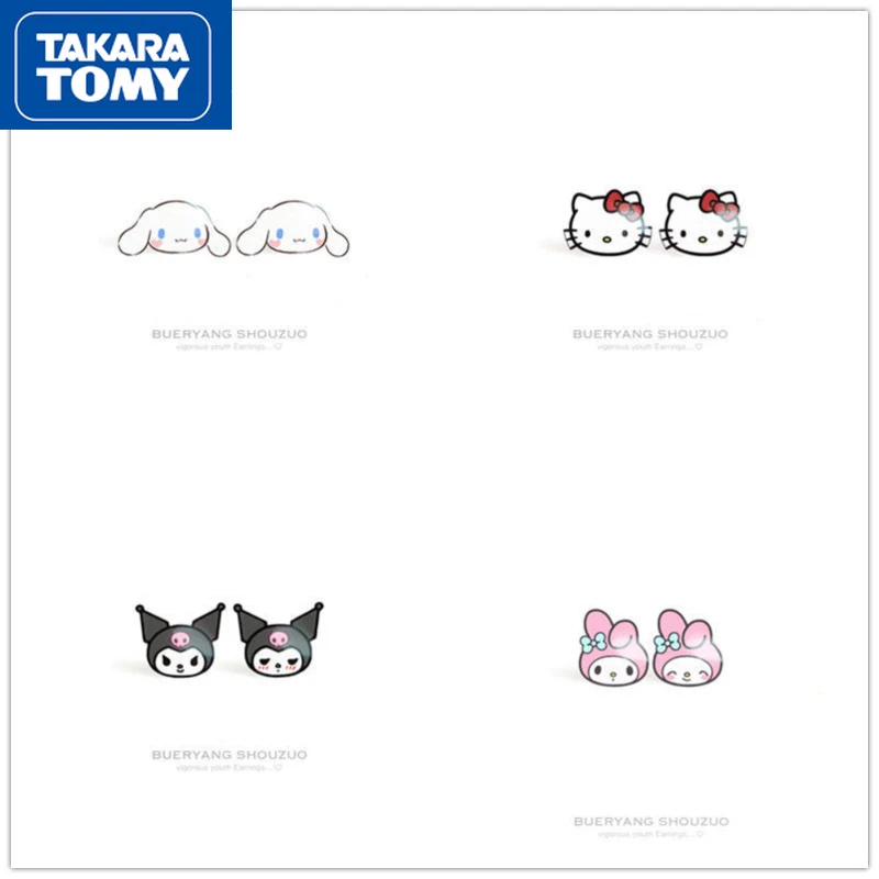TAKARA TOMY Hello Kitty Девочка комбинированный набор 925 Серебряные иглы милые