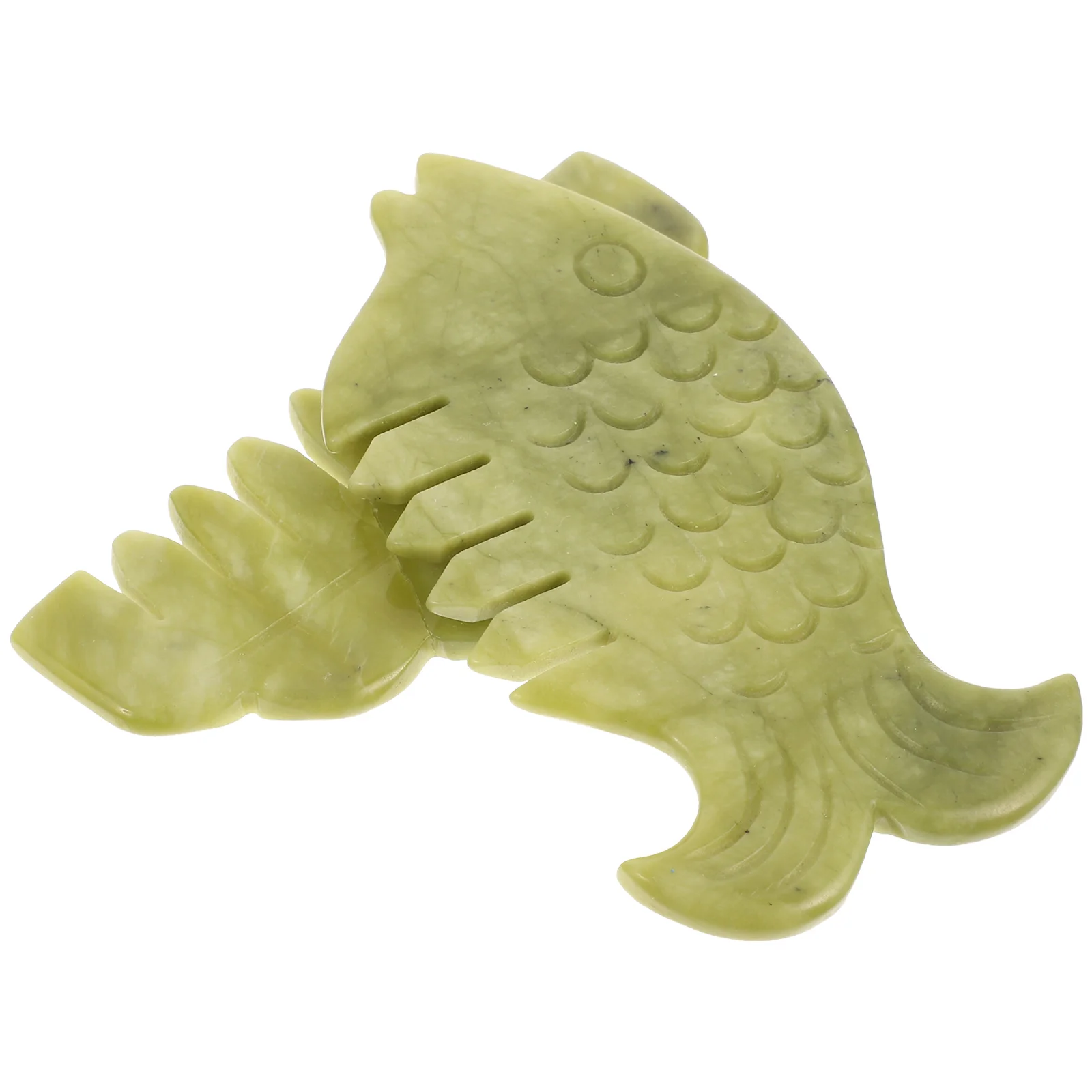 

Combs Scalp Comb Jade Head Tools Scraping Hair Tool Portable Guasha Green Hard Stone Bangle Acupoint Facial Skin Face Hairbrush
