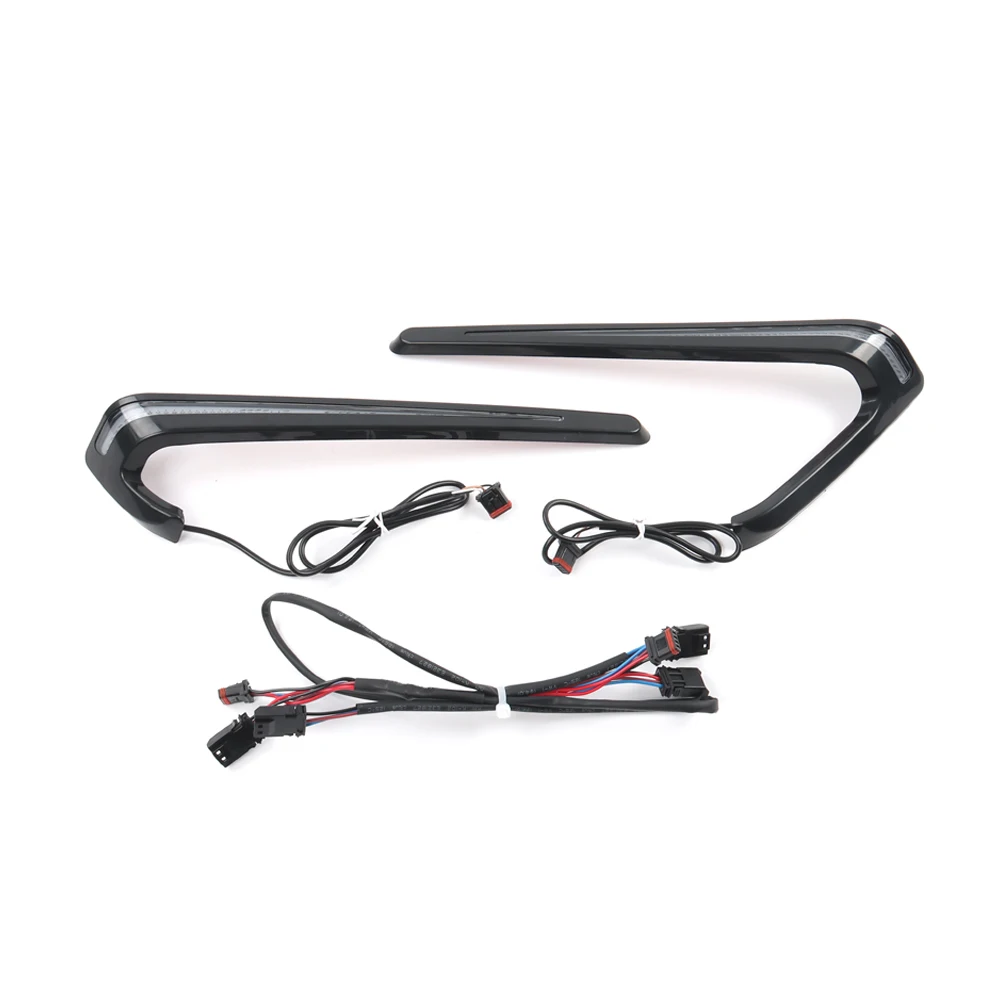 

ДЛЯ Harley SOFTAIL LOW RIDER ST FXLRST El Diablo FXRST SPORT GLIDE Red Tracer Задняя седельная сумка Светодиодный индикатор работает поворотные стоп-сигналы