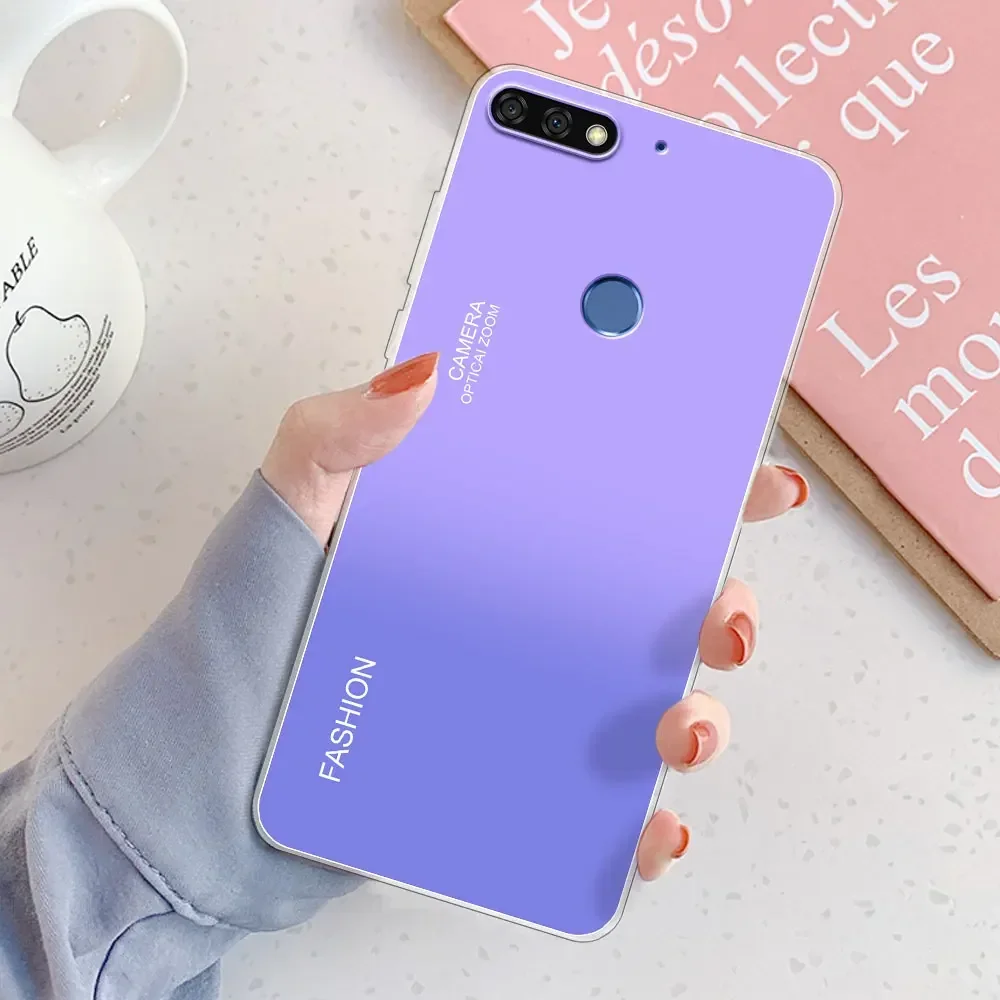 Для Honor 7C 5 99/7C RU 5.7 Чехол 7A 7S Pro Prime Прозрачный мягкий силиконовый телефон чехол для