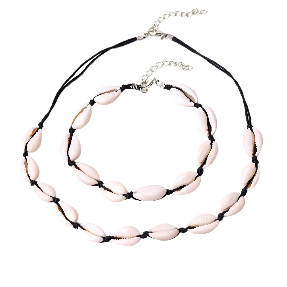 

Anklet Hand Woven Shell Clavicle Chain Jewelry