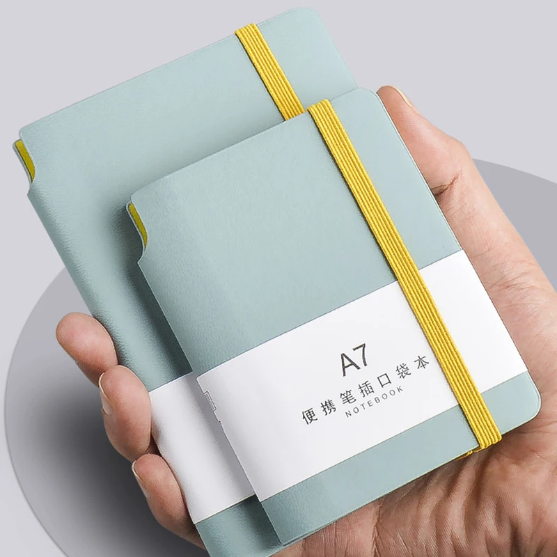 

A6 A7 Notebook Strap Mini Planner Agenda 2022 Stationery Notepad Kawaii Portable Pocket Book Student Wrong Question Diary Book