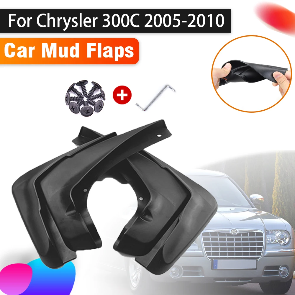 

Car Mudguards For Chrysler 300C 300 C Splash Guards 2005~2010 2006 2007 2008 4PCS Mud Flaps Front Rear Fenders Car Accessories